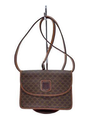 Celine Macadam Shoulder bag Brown All over
